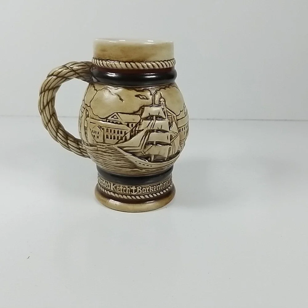 Vintage 1982 Avon Mini Beer Stein, Nautical